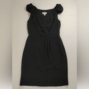 LOFT Black Sleeveless Mini Dress